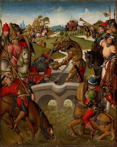 皇帝ヘラクレイオスがペルシャの王を殺害 作： Netherlandish School