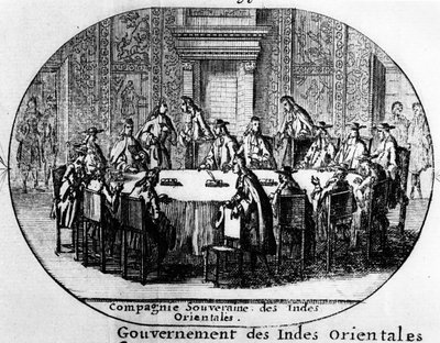 18世紀初頭のオランダ東インド会社のソブリン会社の総督 作： Netherlandish School
