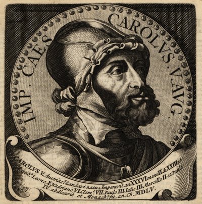 神聖ローマ皇帝シャルル5世。 作： Netherlandish School