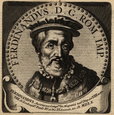 神聖ローマ皇帝フェルディナント1世。 作： Netherlandish School
