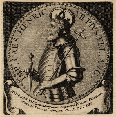 神聖ローマ皇帝ヘンリー7世。 作： Netherlandish School