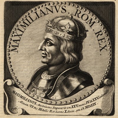 神聖ローマ皇帝マクシミリアン1世。 作： Netherlandish School