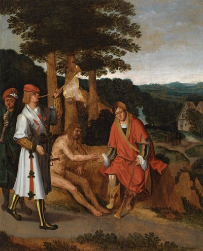 ヨブとその慰め手、1530〜40年頃 作： Netherlandish School