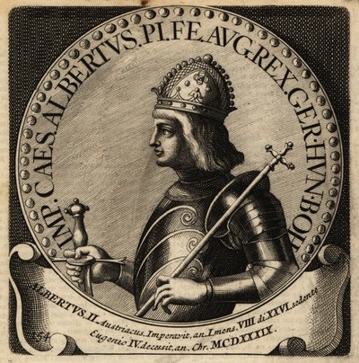ドイツのアルバート2世。 作： Netherlandish School