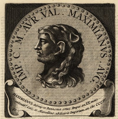 ローマ皇帝マキシミアンの肖像。 作： Netherlandish School
