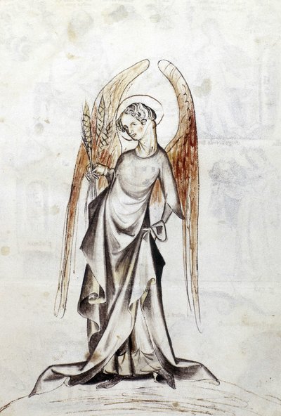 Sloane 3983 f.23 ゾディアック サイン乙女座 (ベラム) 作： Netherlandish School