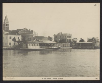 リドからの港の眺め Venezia - Veduta del Lido (オブジェクトのタイトル) 作： Neue Photographische Gesellschaft