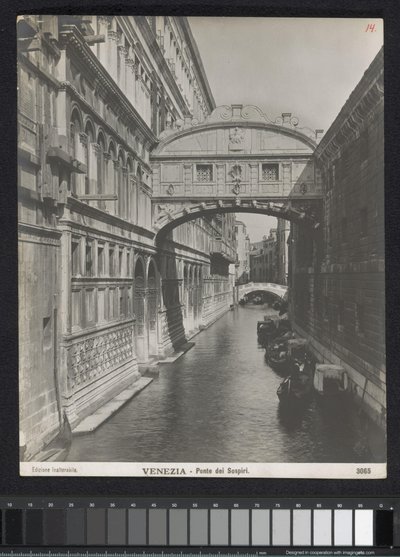 ベネチエため息橋 ヴェネツィア - ため息橋 (オブジェクトのタイトル) 作： Neue Photographische Gesellschaft