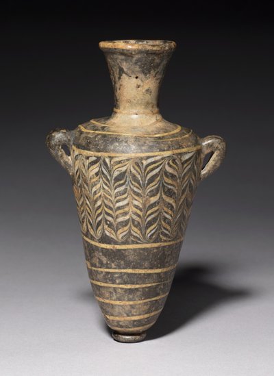 Unguentボトル、またはAmphoriskos 作： New Kingdom Egyptian