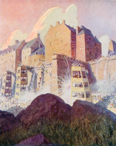 スターリング城の戦い 作： Newell Convers (after) Wyeth