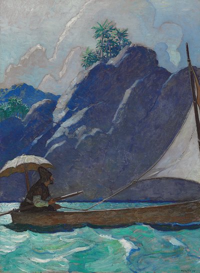 そして、私は時々海に少し航海しました 作： Newell Convers Wyeth