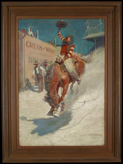 ブロンコバスター 作： Newell Convers Wyeth
