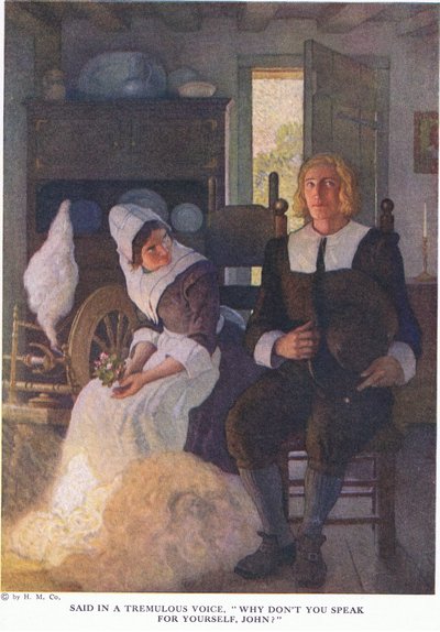 とてつもない声で言った、ジョン 作： Newell Convers Wyeth