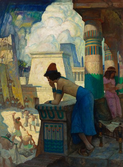 「あの少年、モーセ…」 作： Newell Convers Wyeth