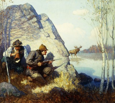 ムースコール 作： Newell Convers Wyeth
