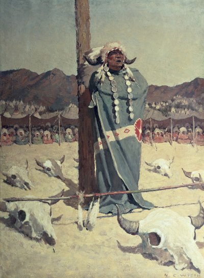 ザ・ペティション」（油彩・キャンバス 作： Newell Convers Wyeth