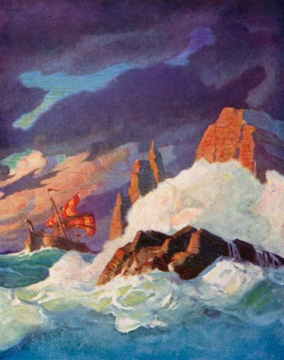 クライド湾の嵐 作： Newell Convers Wyeth