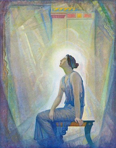 哀悼のペネロペ、1929 作： Newell Convers Wyeth