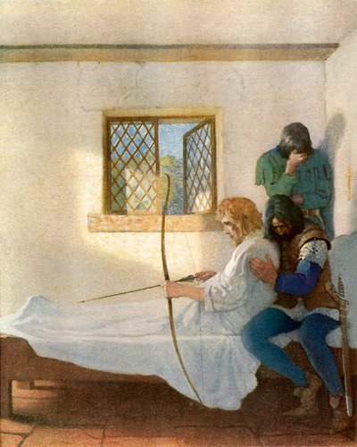 ロビン・フッドの死去 作： Newell Convers Wyeth