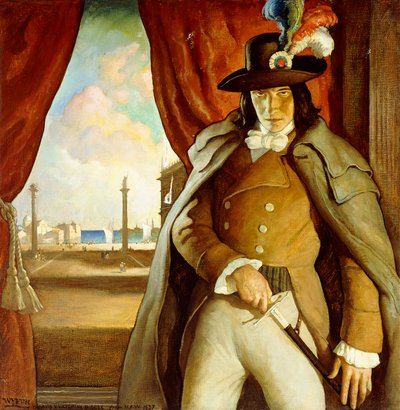 ベネチアンマスク、ロマンス 作： Newell Convers Wyeth
