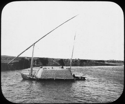 荷を積んだダハビエ、エジプト、c1890 作： Newton and Co