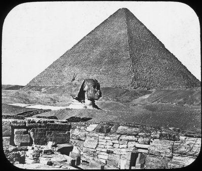 ギザの大スフィンクス、エジプト、c1890。 作： Newton and Co