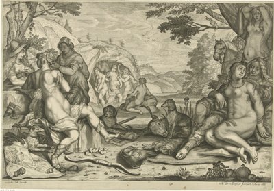 カリストのダイアナ 作： Nicaise de Ruyter