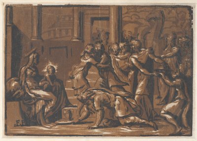 マギの崇拝」1540-50年、1540-50年 作： Niccolò Vicentino.