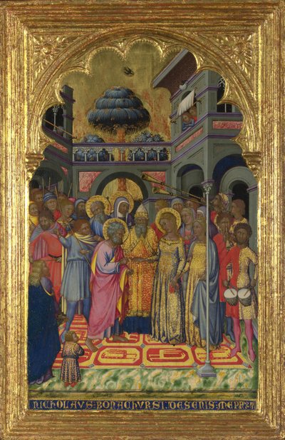処女の結婚、1380年頃 作： Niccolò di Bonaccorso
