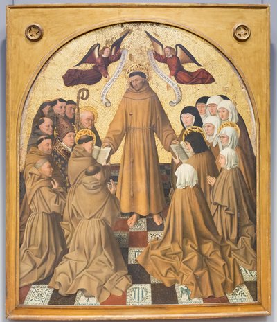 聖フランシスはルールを提供します 作： Niccolo Antonio Colantonio