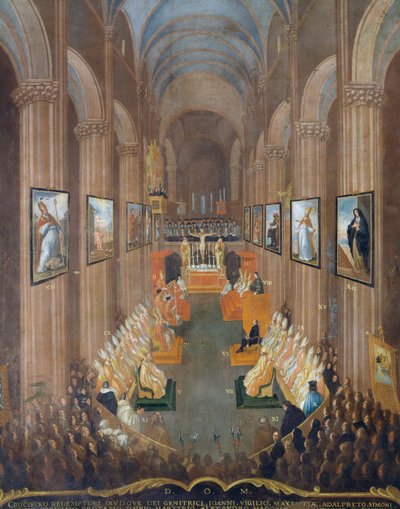 1545年トレント公会議開会、詳細 作： Niccolo Dorigati