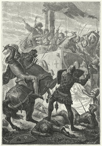 コルテヌーヴァの戦いでのロンバルド人のカロッツェリアの奪い合い 作： Niccolo Sanesi