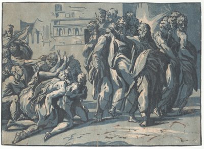 ハンセン病患者を癒すキリスト, 1540-50., 1540-50. 作： Niccolo Vicentino