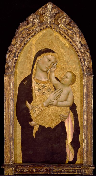 聖母子 作： Niccolo di Pietro Gerini