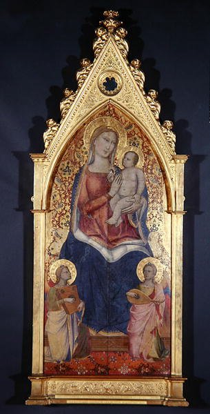 聖母子像 1392年頃（木製 作： Niccolo di Pietro Gerini