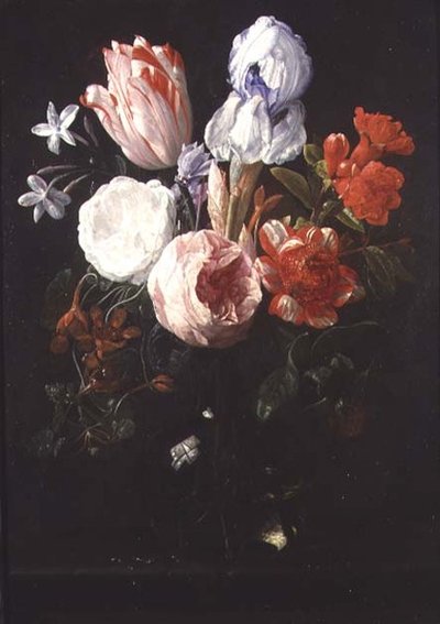 花のある静物画 作： Nicholaes van Verendael