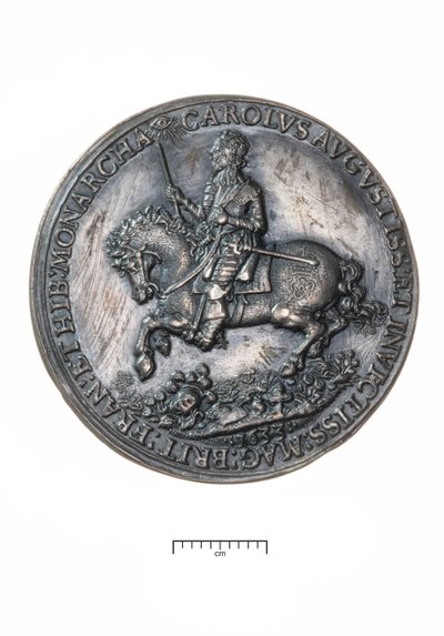 チャールズ1世、ロンドンへの帰還、エディンバラでの戴冠式、1633年（銀） 作： Nicholas Briot