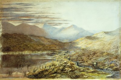 1872年、ニュージーランドのプカキ湖 作： Nicholas Chevalier