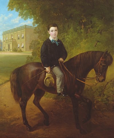 マスタージョージホームズの肖像、1860年 作： Nicholas Chevalier