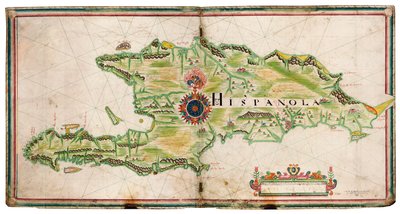 イスパニョーラの地図 作： Nicholas Comberford