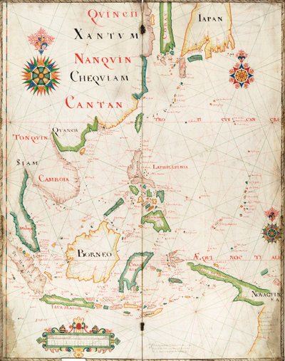 東インド諸島地図 作： Nicholas Comberford
