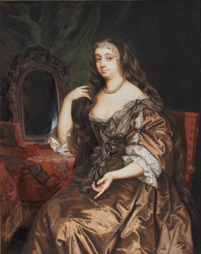 アンハイドの肖像、ニューヨーク公爵夫人、c。 1662。 作： Nicholas Dixon
