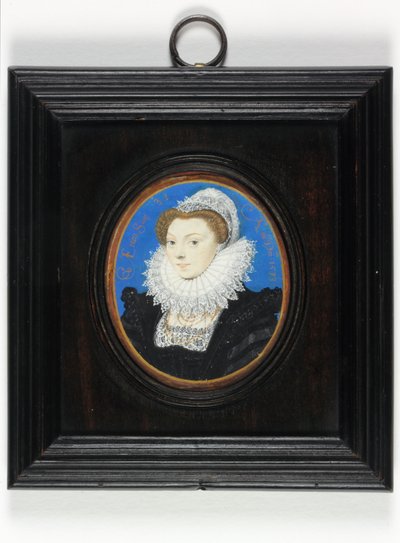 スコットランドのメアリー・クイーンと伝承されている女性 作： Nicholas Hilliard