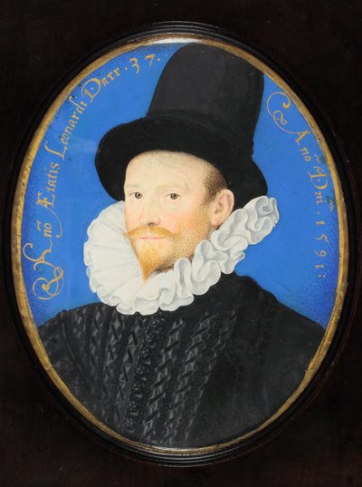 Leonard Darr (enamel) 作： Nicholas Hilliard