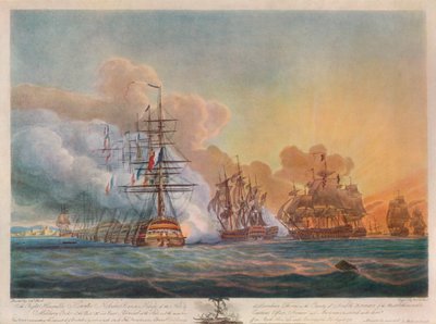ナイル川の戦い、c1799 作： Nicholas Pocock