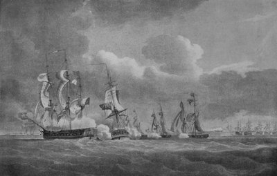 コクラン卿の大胆な行動、c1807 作： Nicholas Pocock