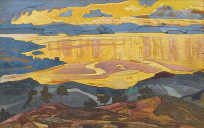 雨の前、1916-1918 作： Nikolai Konstantinowitsch Roerich