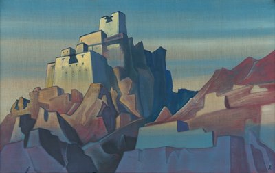 ラダックの城、1933 作： Nicholas Roerich