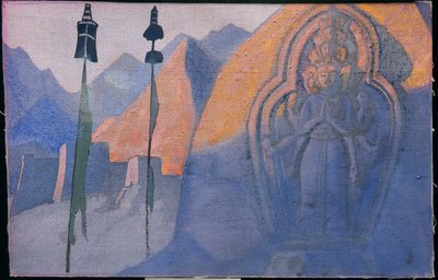 Chenrezi、1932 作： Nicholas Roerich
