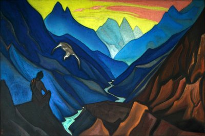 マスターの命令」、1947年。 作： Nicholas Roerich